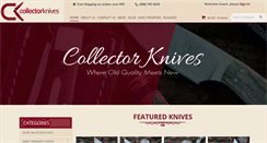 Desktop Screenshot of collectorknives.net
